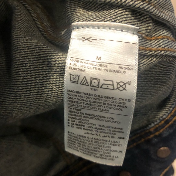 Upcycle Denim Jean Jacket M - Picture 7 of 9